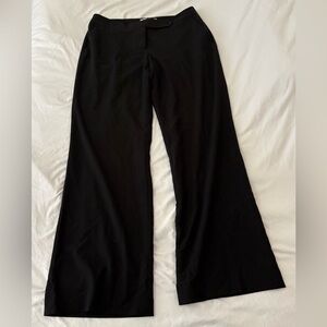 Calvin Klein Black Wide-Leg Dress Pants | Women's Size: 10